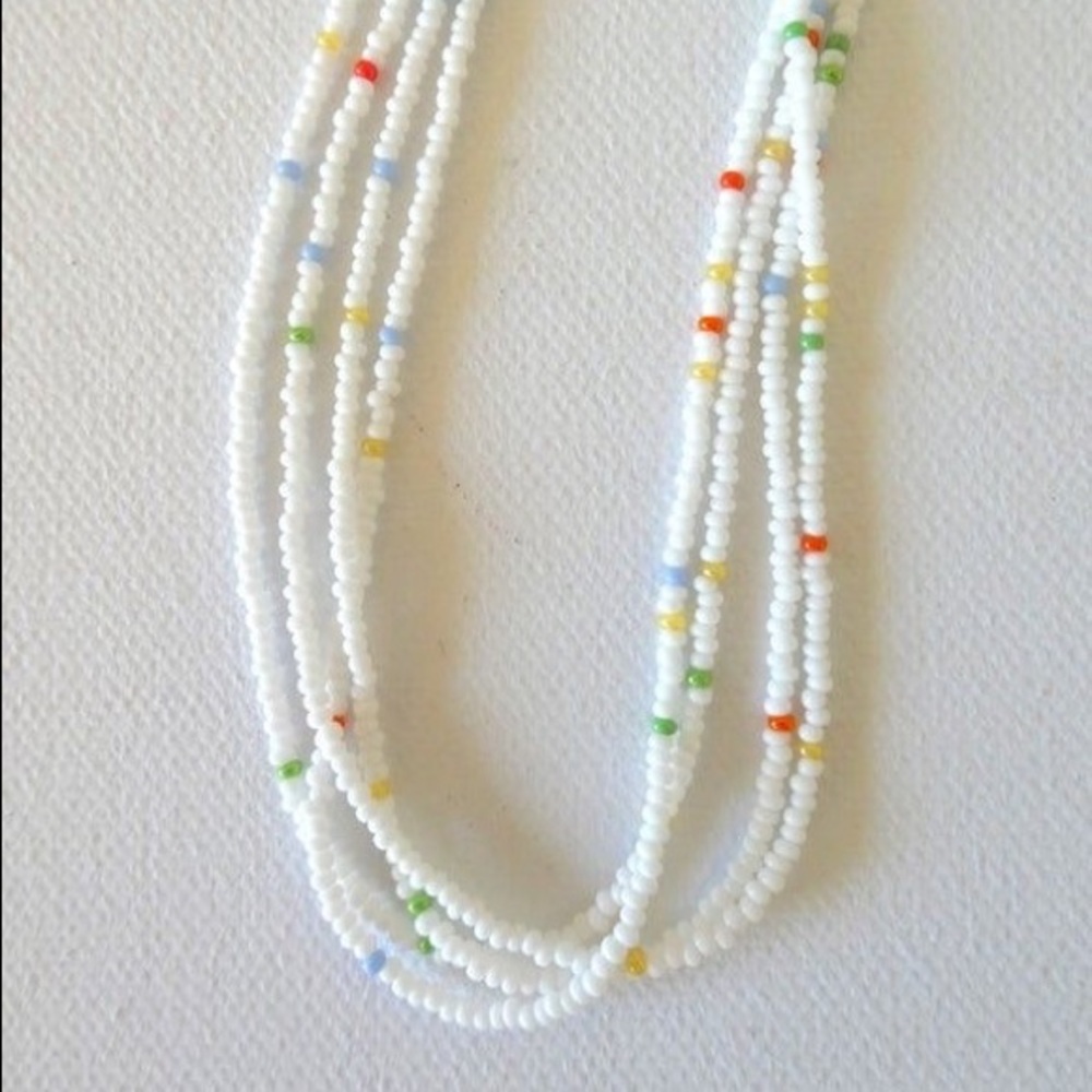 seed bead VSCO choker necklace